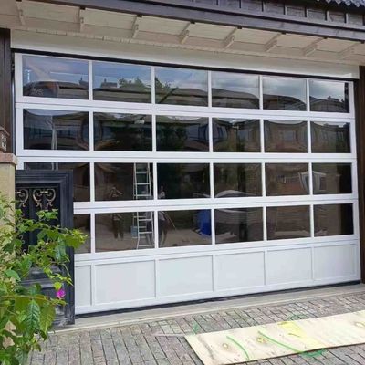 Full View Keamanan Gerbang Garasi Listrik Roller Shutters Visibilitas tinggi